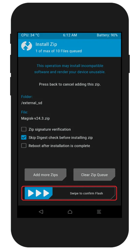 فایل روت J6 J600N U3 ROOT