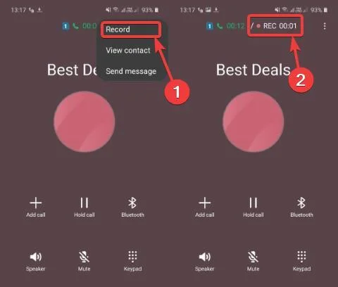 Samsung call recorder